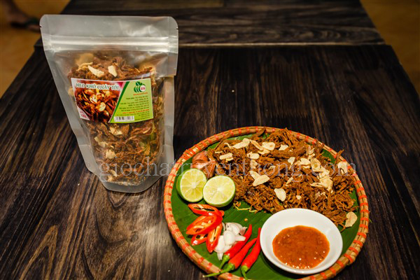 Heo khô cháy tỏi Heo khô cháy tỏi